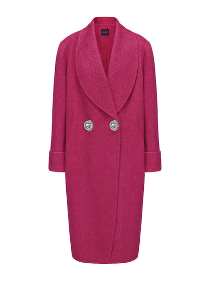 Audrina Coat (Rose Red) (Final Sale)