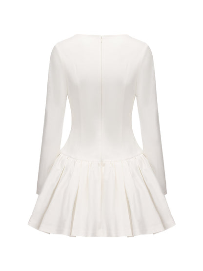 Audrina Dress (White) (Final Sale)