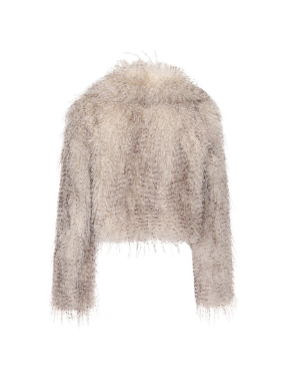 Mara Fur Coat (Pattern) (Final Sale)