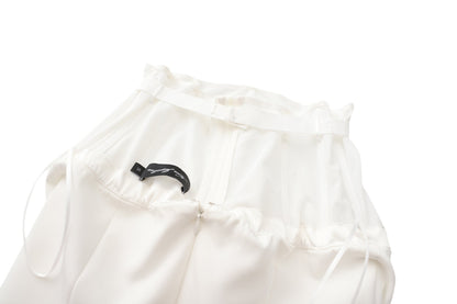 Lucie Bow Dress (White) (Final Sale)