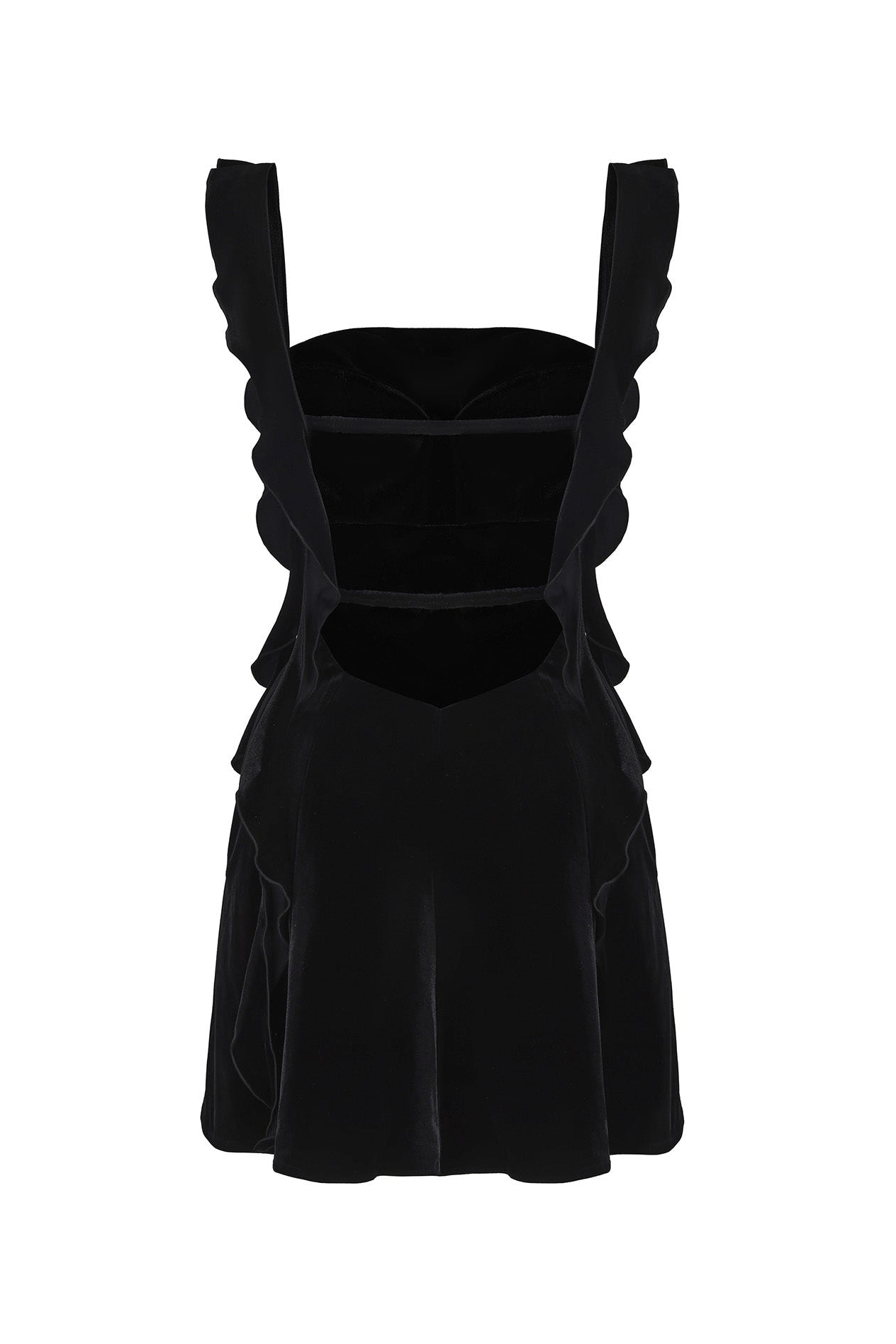 Karina Velvet Dress (Black)