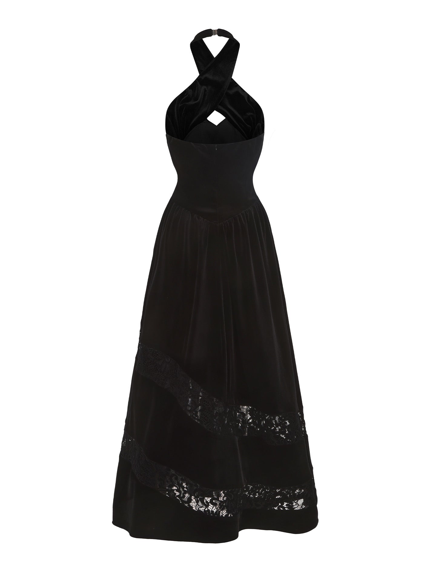 Maxine Velvet Dress (Black) (Final Sale)