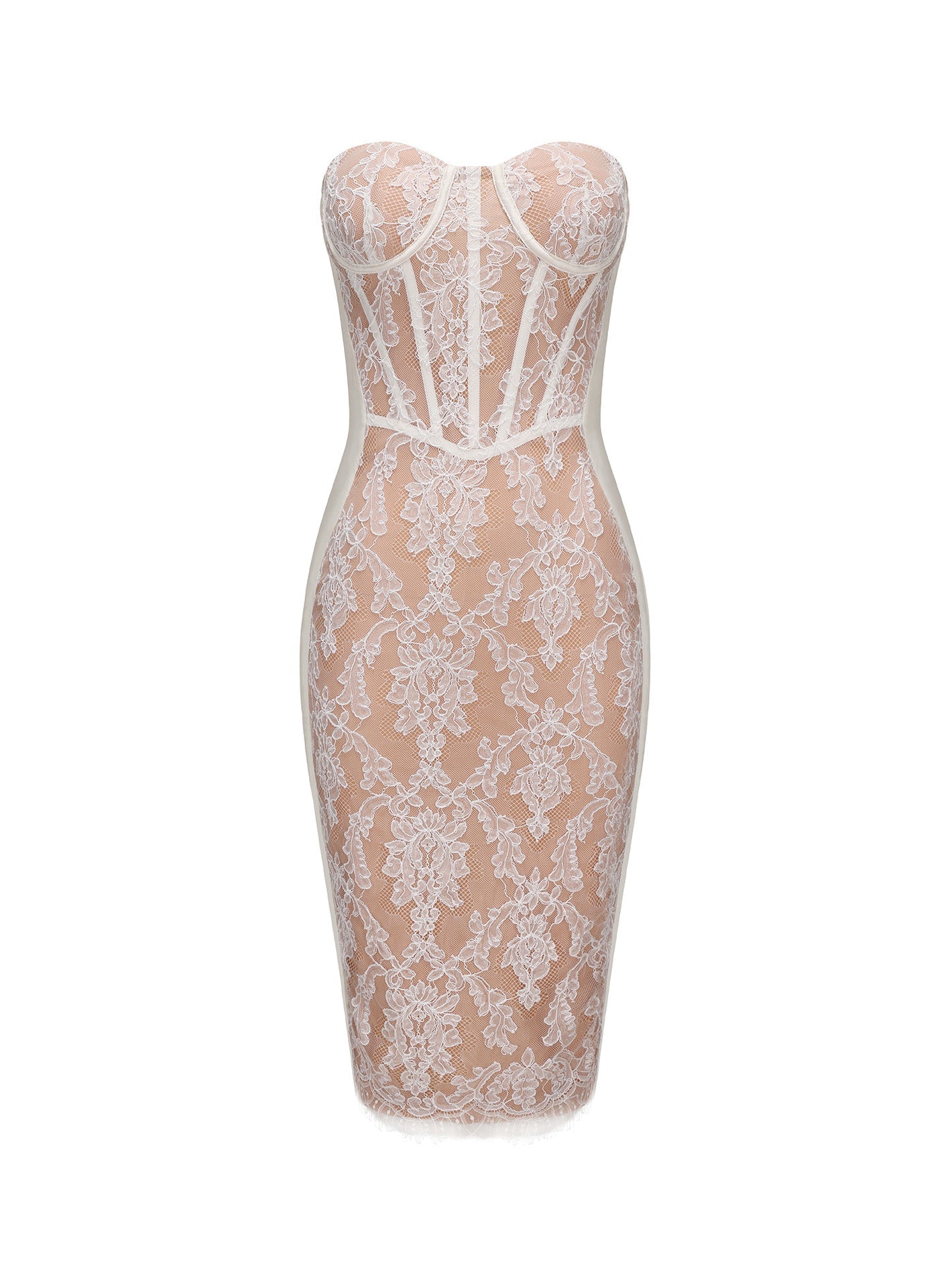 Elsa Lace Dress (White) (Final Sale)