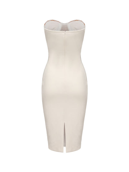 Elsa Lace Dress (White) (Final Sale)