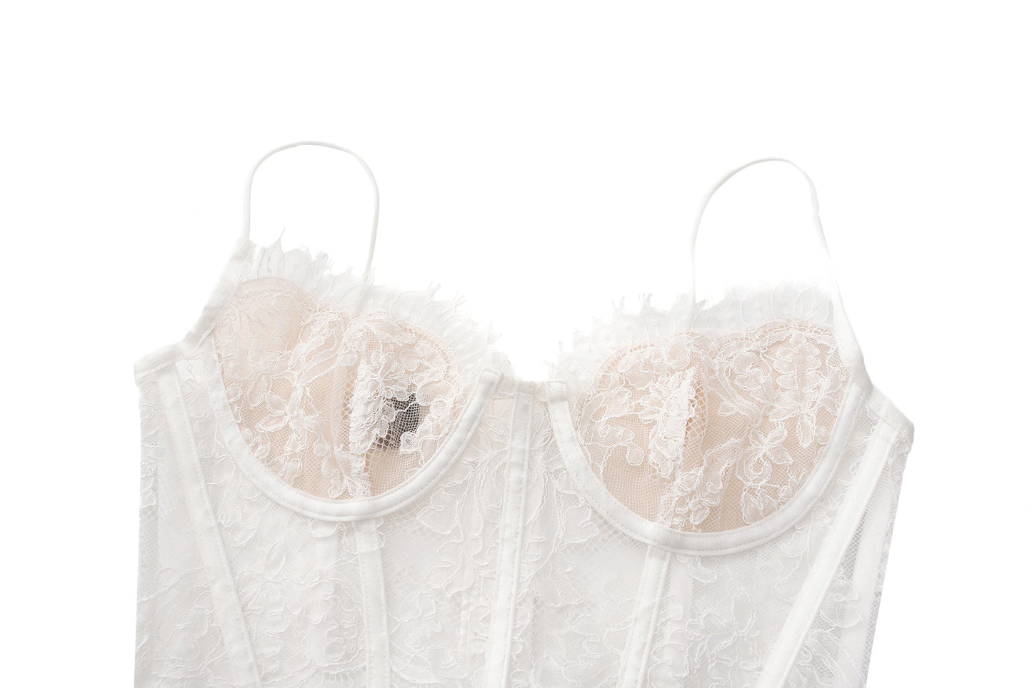 Audrina Lace Top (White)