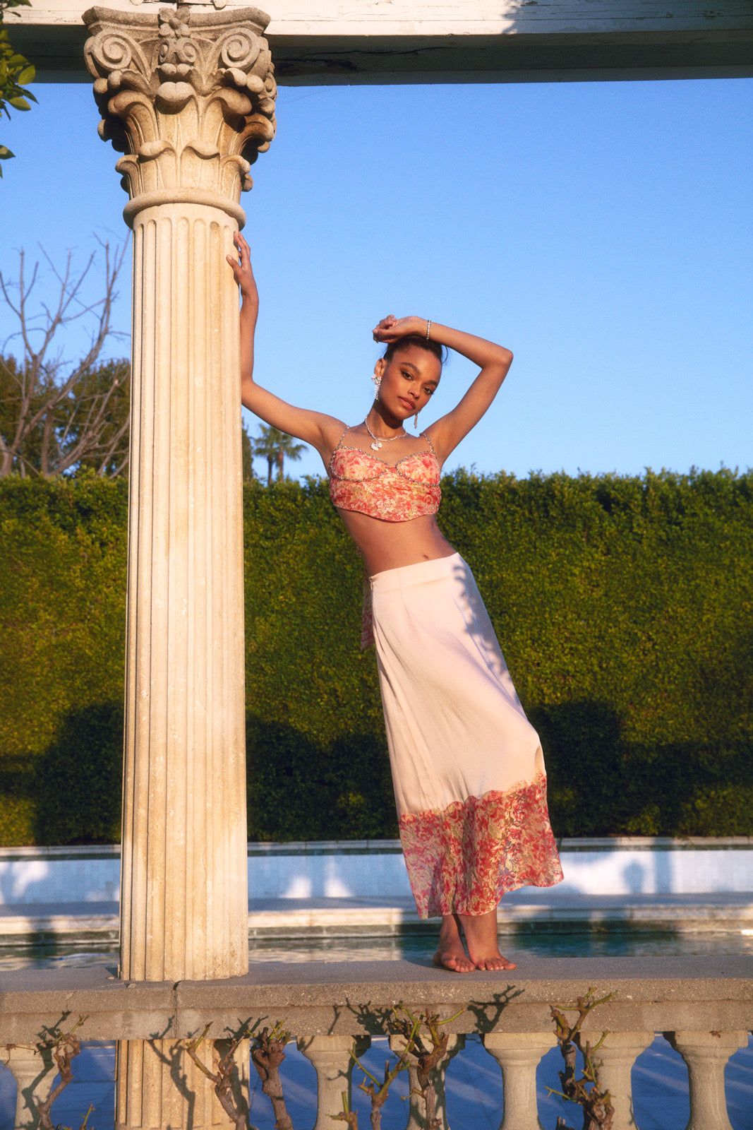 Mia Skirt (Pink)  (Final Sale)