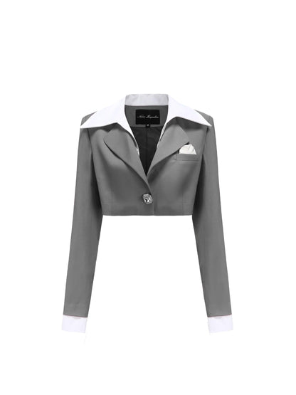 Charlotten Blazer (Grey) (Final Sale)