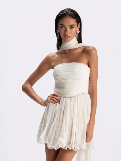 Chloe Dress (White) (Final Sale)