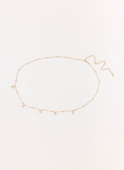 Crystal Haze Belly Chain - Gold