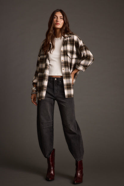 Fireside Espresso Plaid Flannel