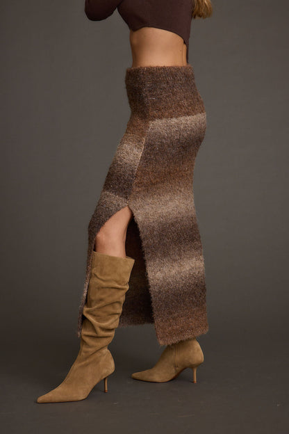 Helena Ombre Sweater Midi Skirt