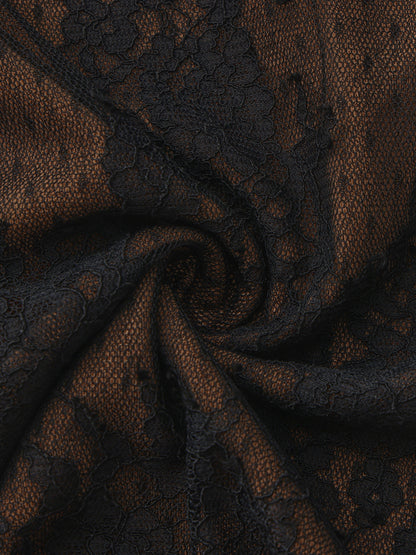 Alexandra Lace Black Skirt