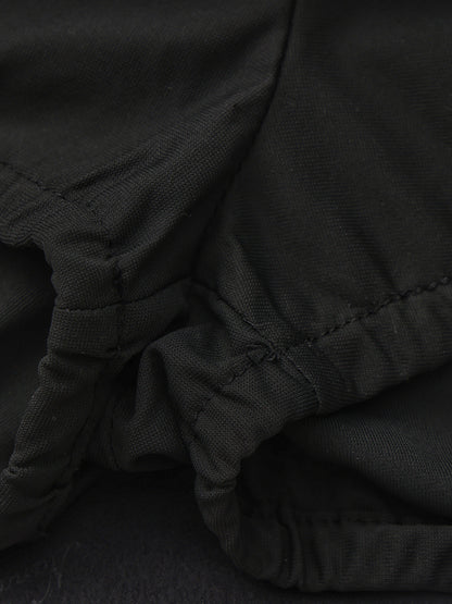 Ayla Satin Black Mini Skirt