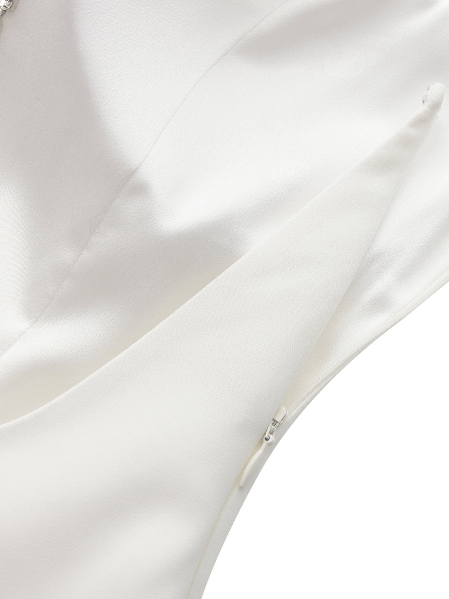 Giana Open-Back White Dress