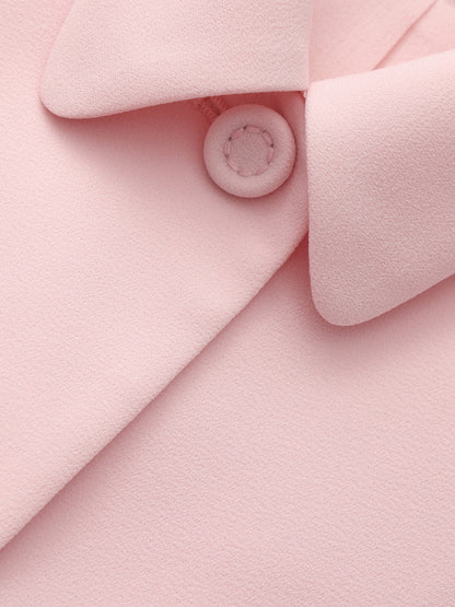 Alina Waist-Cinched Pink Top