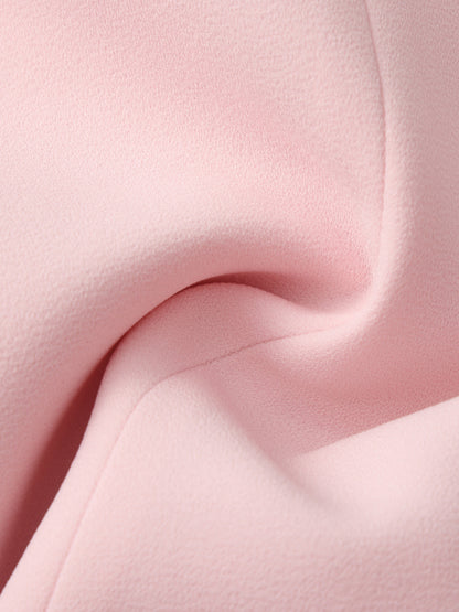 Alina Waist-Cinched Pink Top