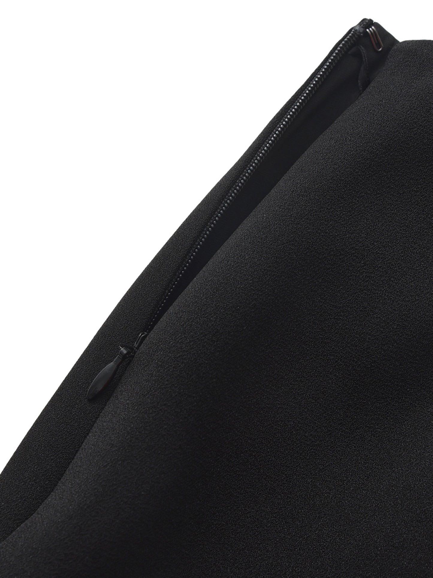 Alina Straight Black Mini Skirt