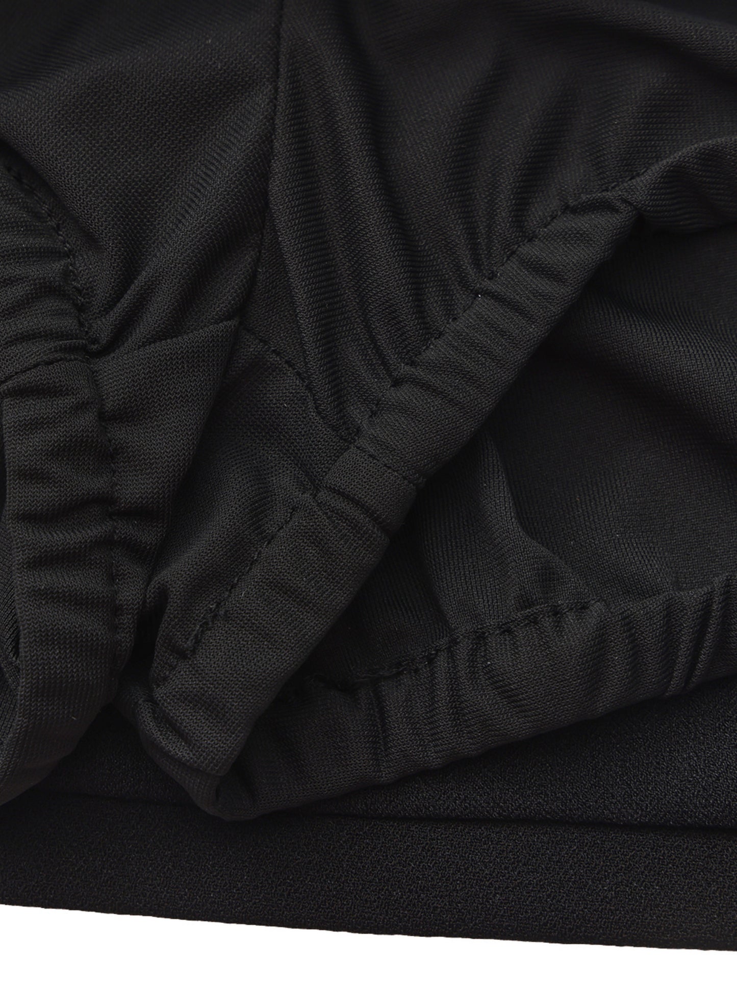 Alina Straight Black Mini Skirt