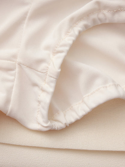 Alina Straight Champagne Mini Skirt