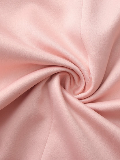 Brielle Twist-Front Peach Pink Dress