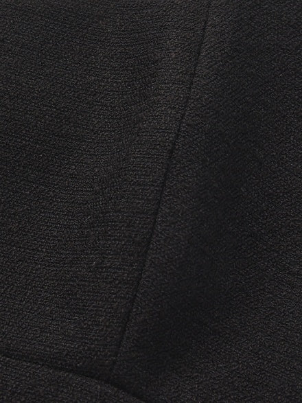 Natalia Tailored Cropped Black Top