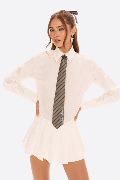 Amber Tie (Gray)