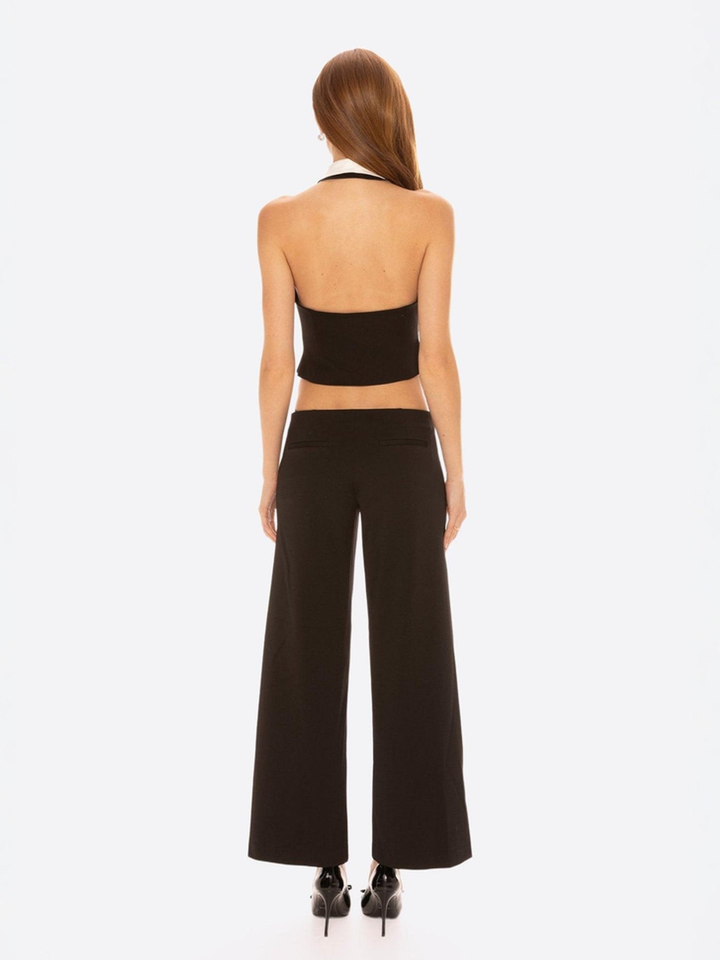 Anya Vest Top (Black)