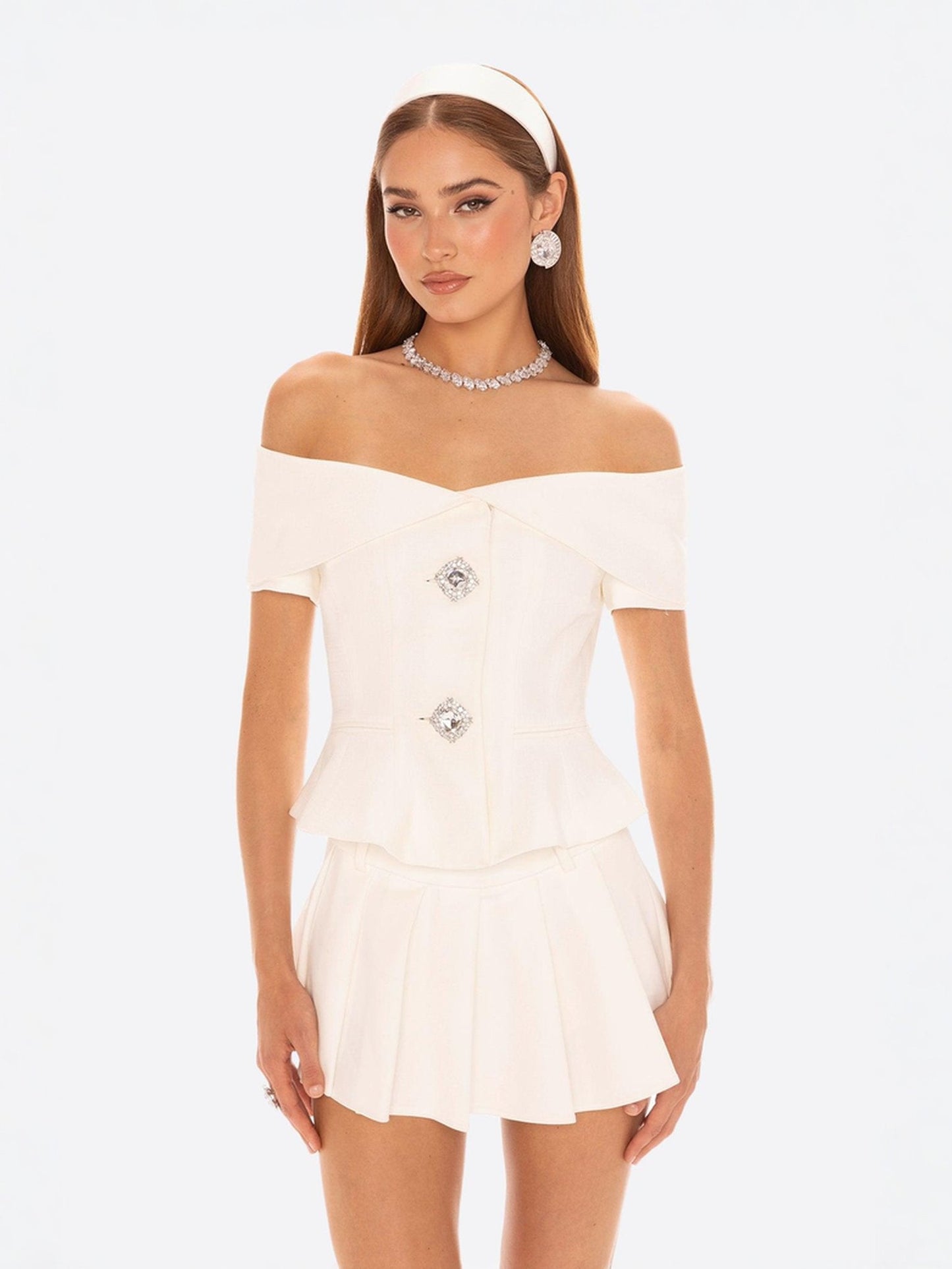 Blakely Top (White) (Final Sale)