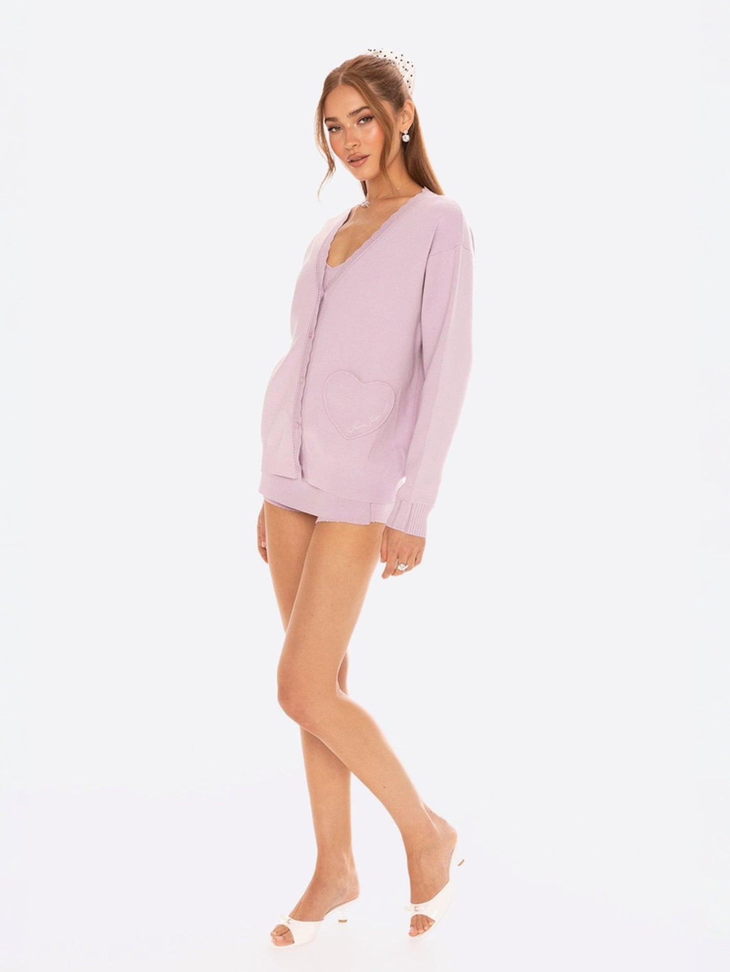 Carrie Cardigan (Purple)