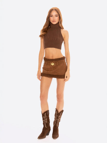Margo Knit Top (Brown)