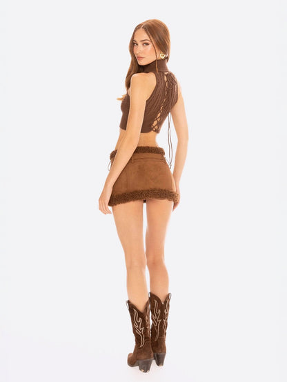 Margo Knit Top (Brown)