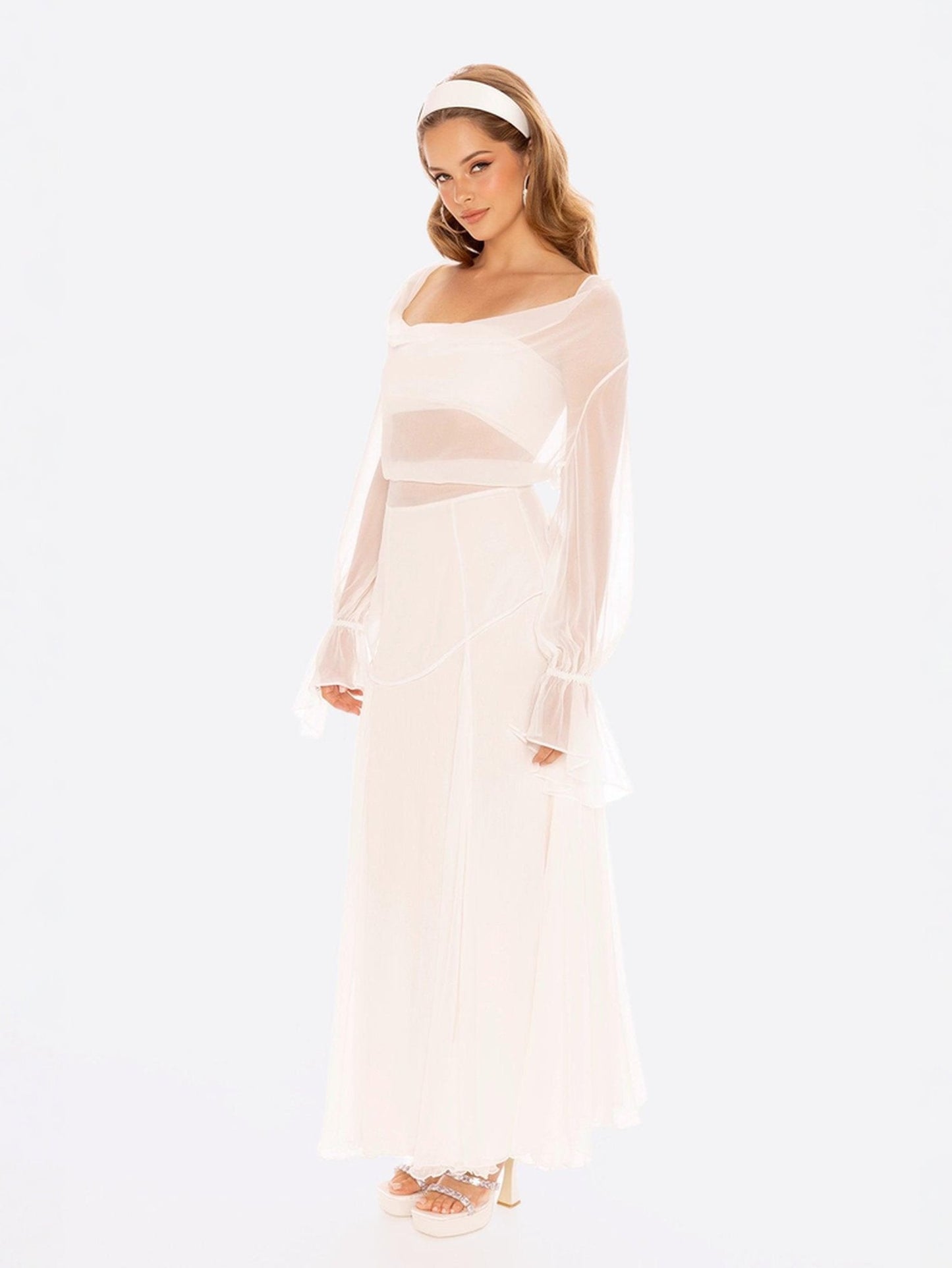 Nora Top (White) (Final Sale)