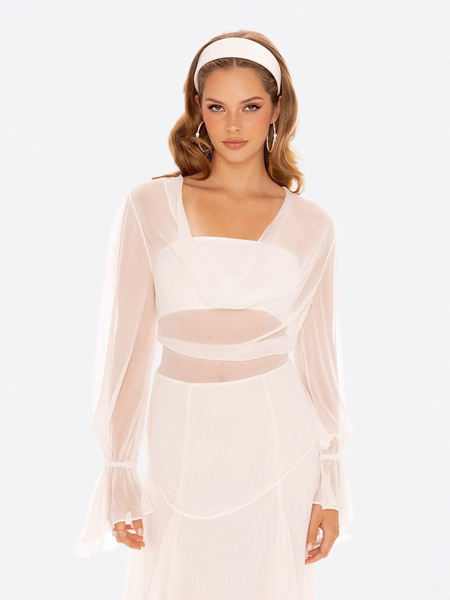 Nora Top (White) (Final Sale)