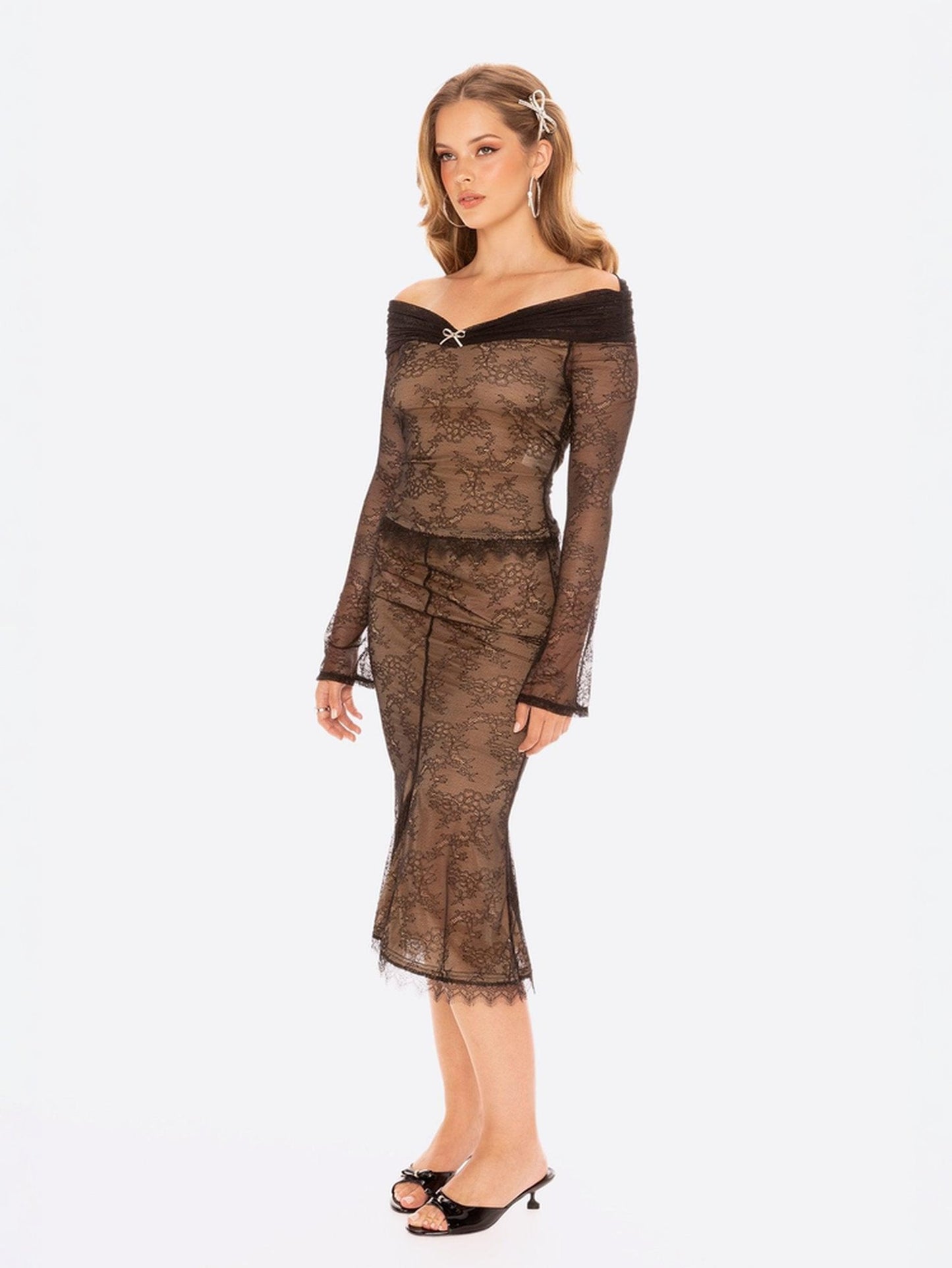 Evelina Top (Black) (Final Sale)