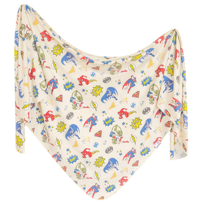 Knit Swaddle Blanket - Justice League