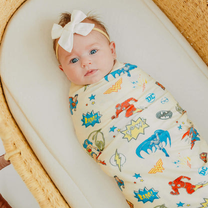 Knit Swaddle Blanket - Justice League