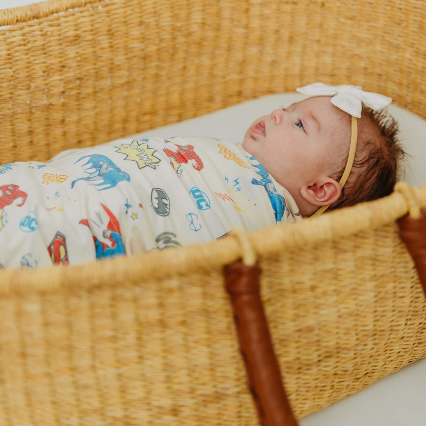 Knit Swaddle Blanket - Justice League