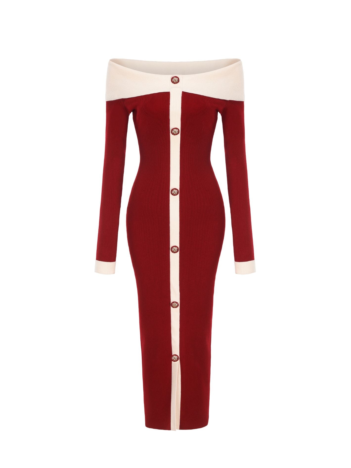 Annie Knit Dress (Red) (Final Sale)
