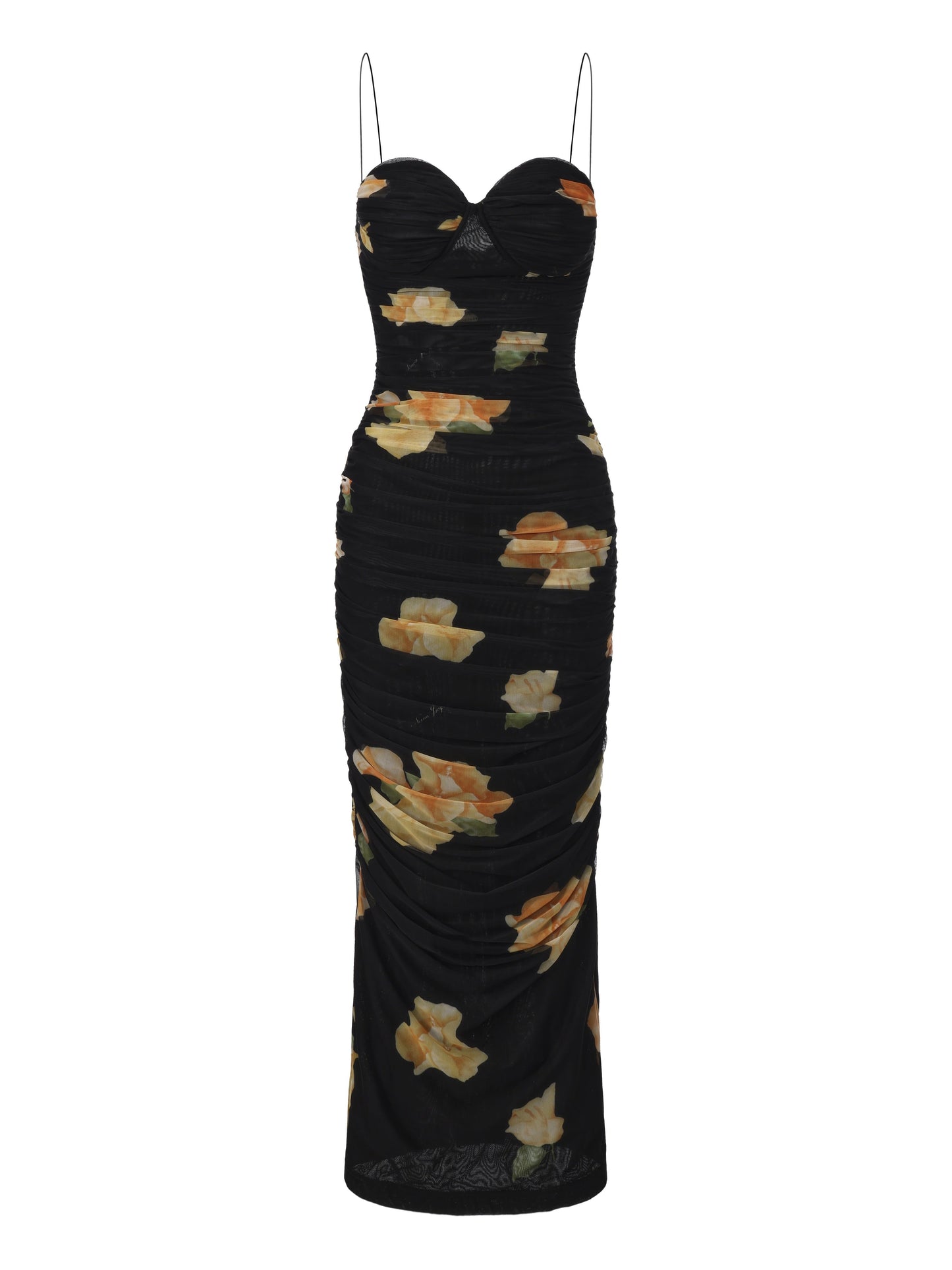 Claudia Ruched Floral Dress