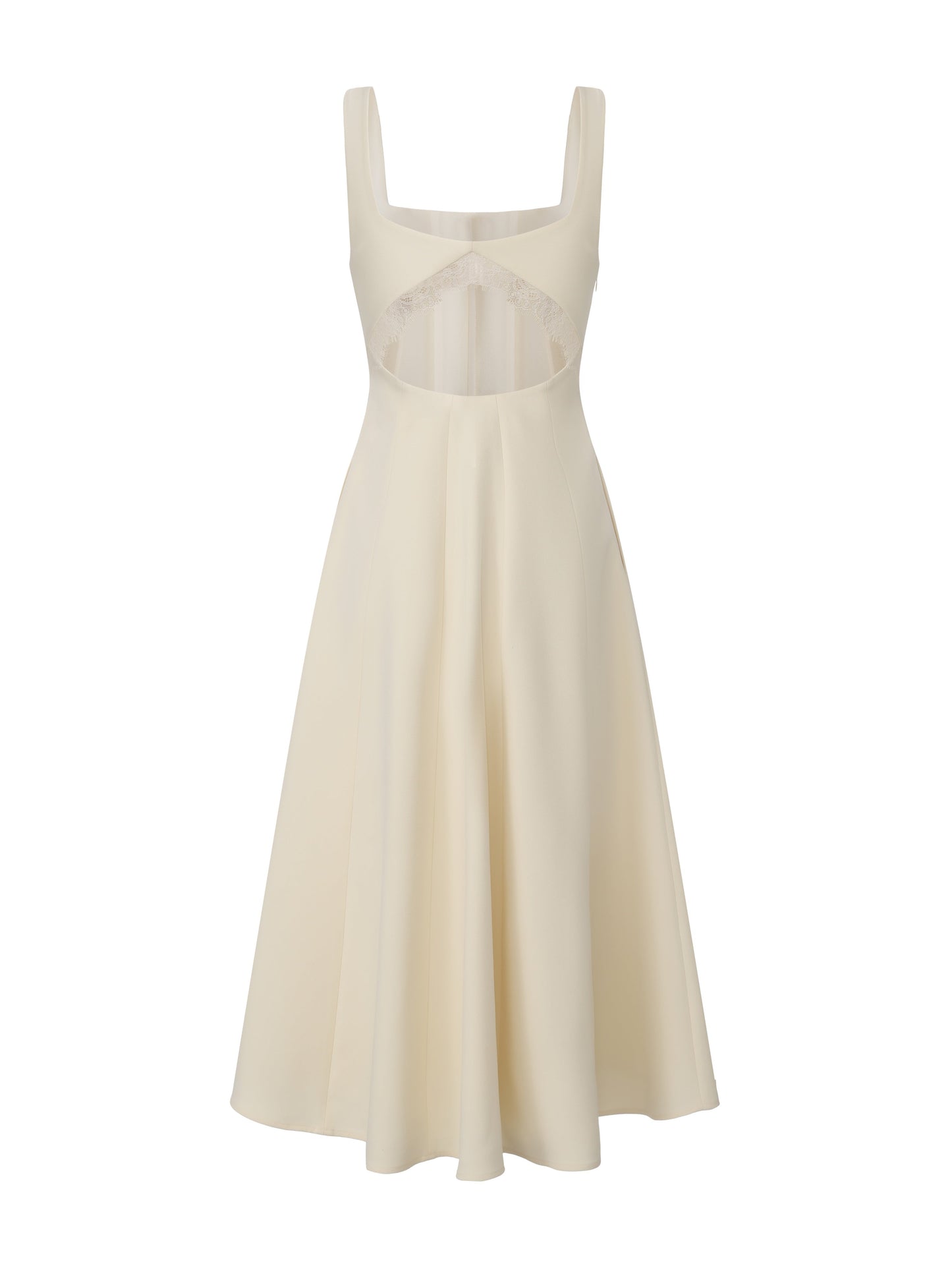 Delilah Cut Out Champagne Dress