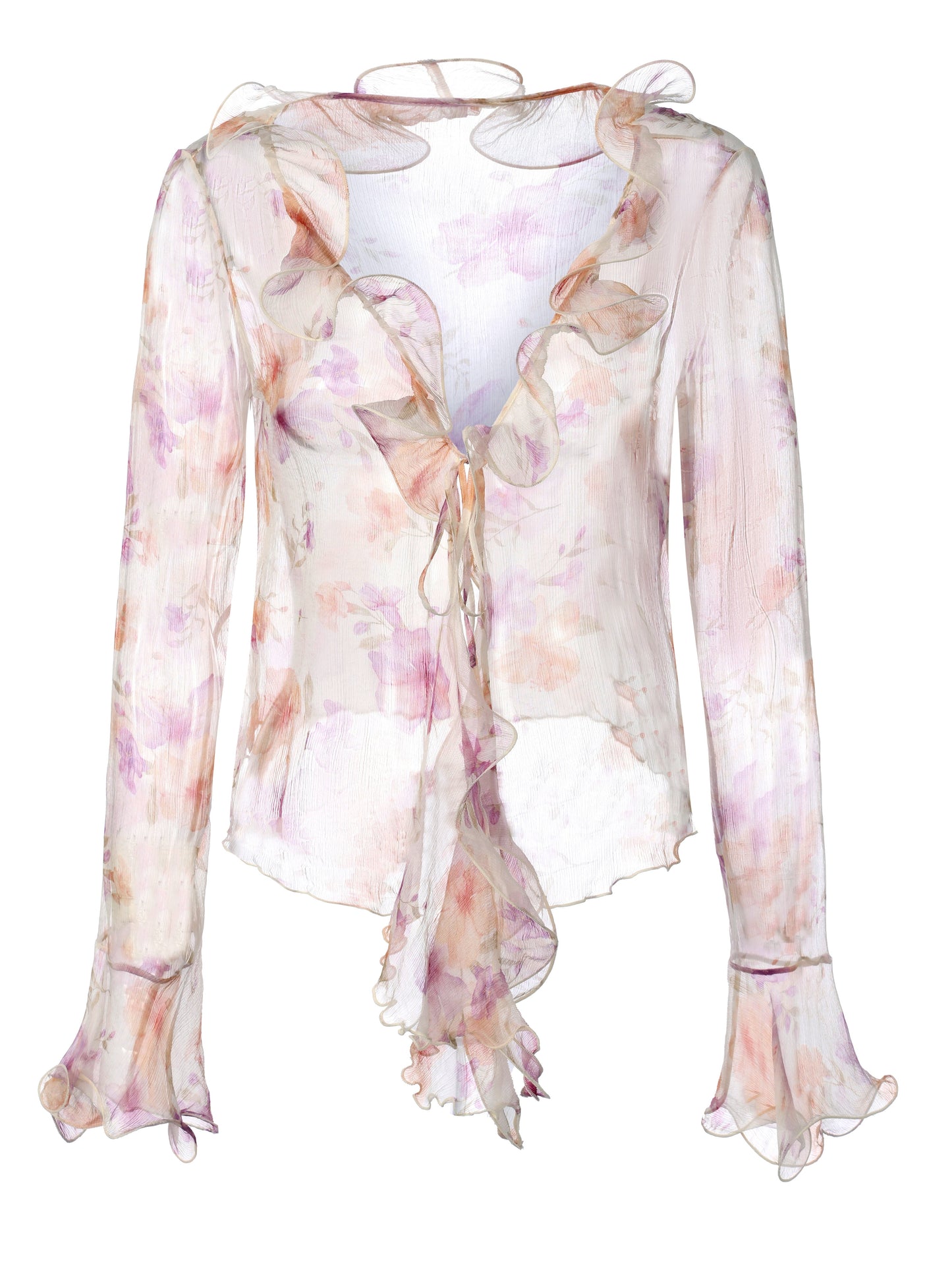Monroe Ruffle Floral Blouse