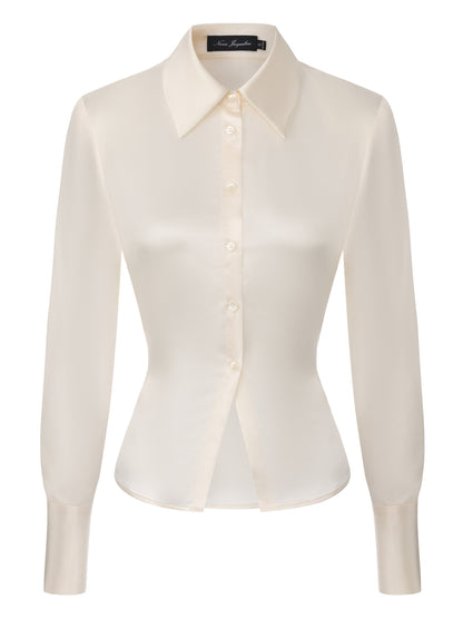 Eva Tie-Back Champagne Shirt