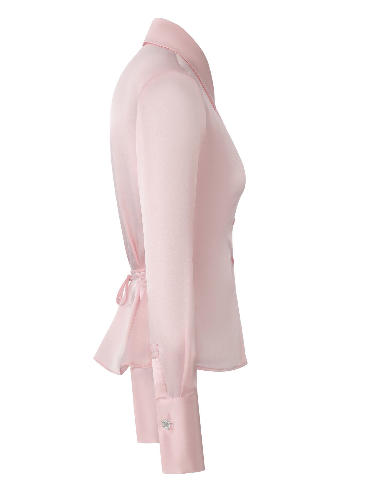 Eva Tie-Back Pink Shirt