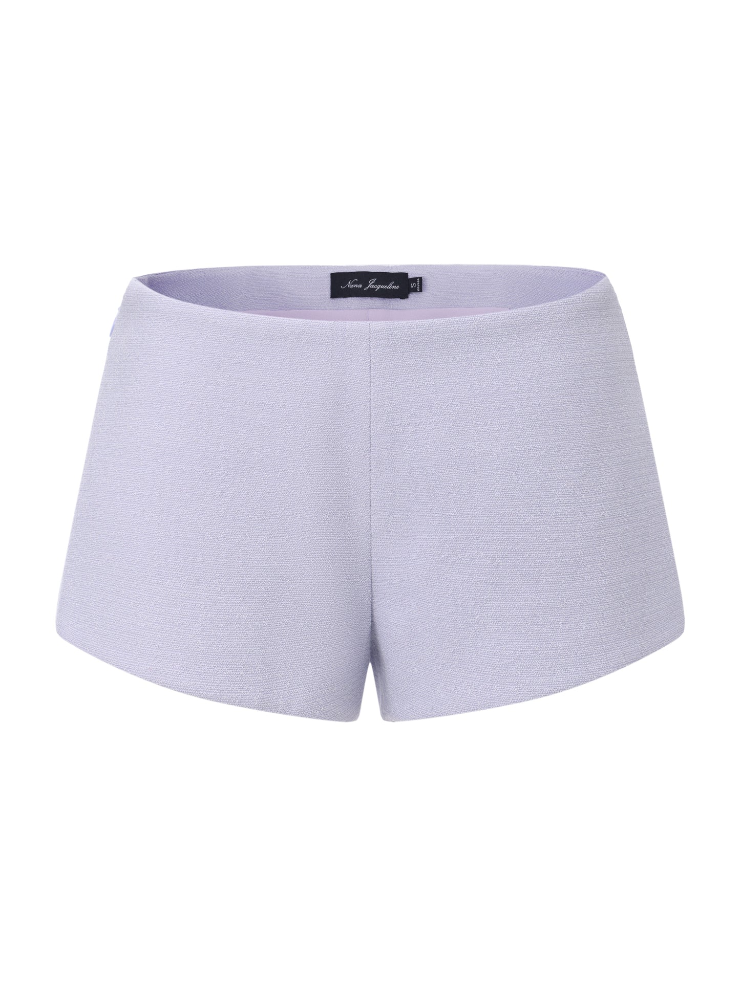 Camille Tailored Purple Mid-Rise Shorts