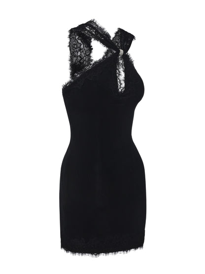Nina Cutout Black Dress