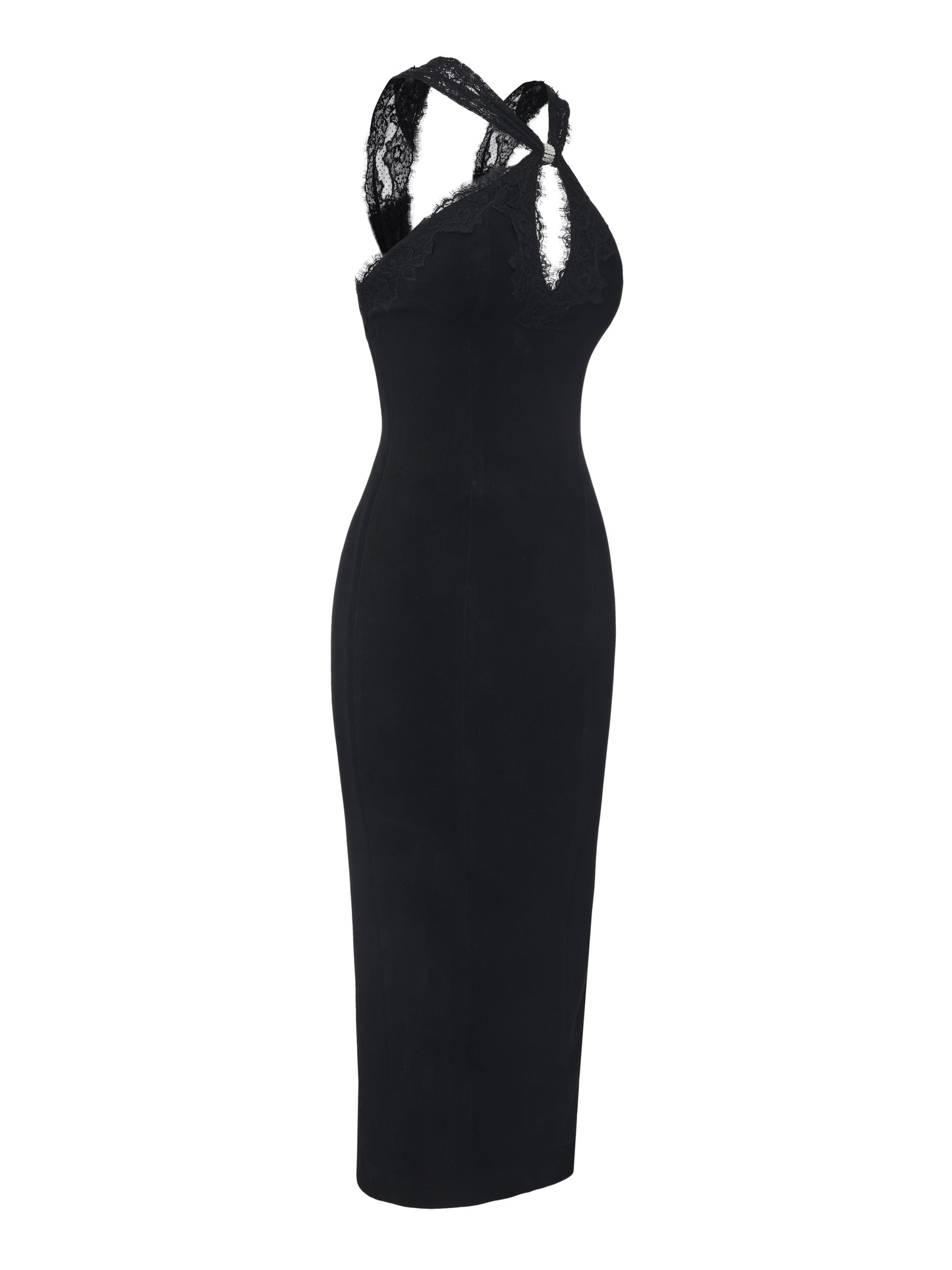 Alexandra Cutout Black Dress