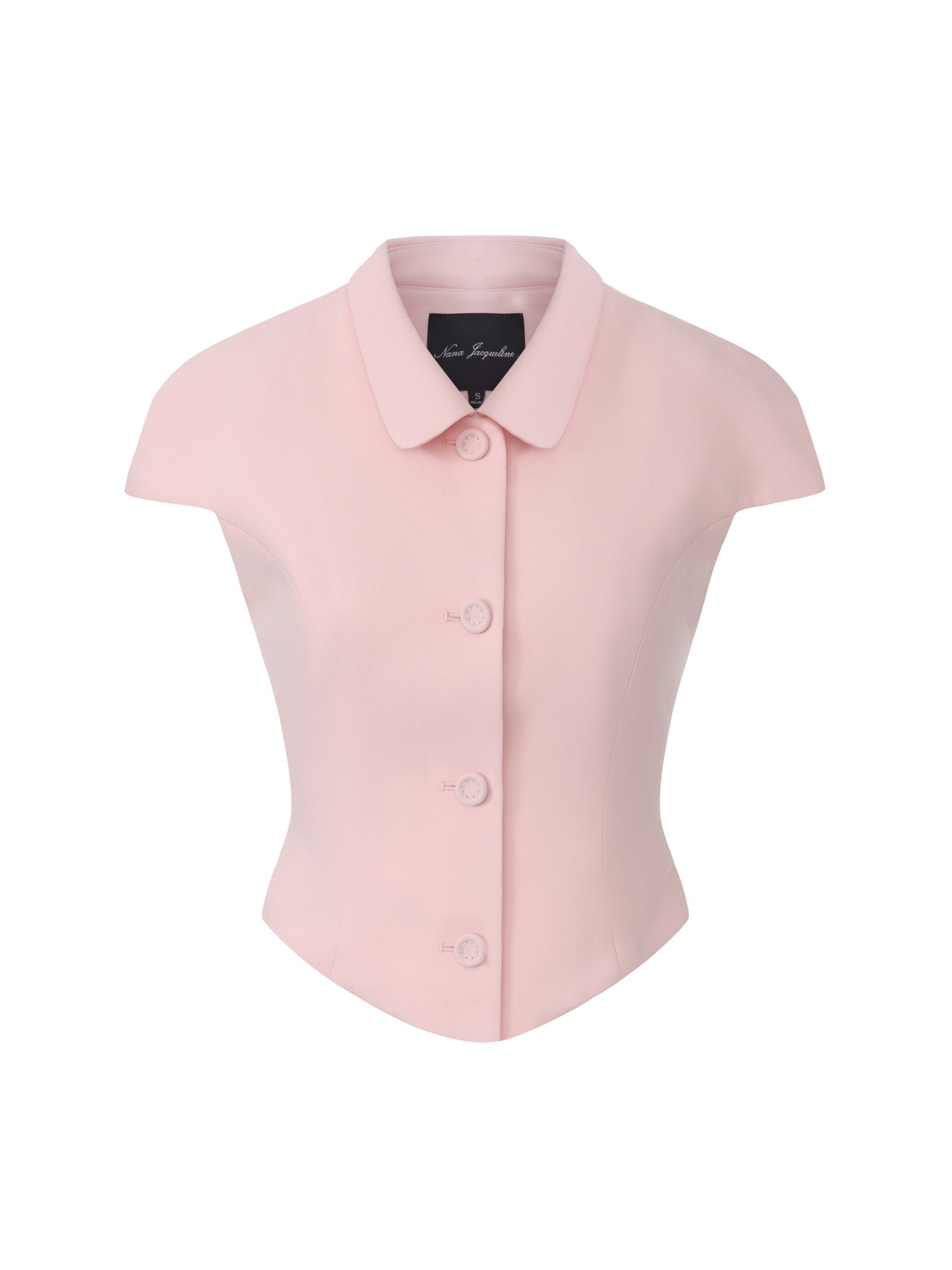 Alina Waist-Cinched Pink Top