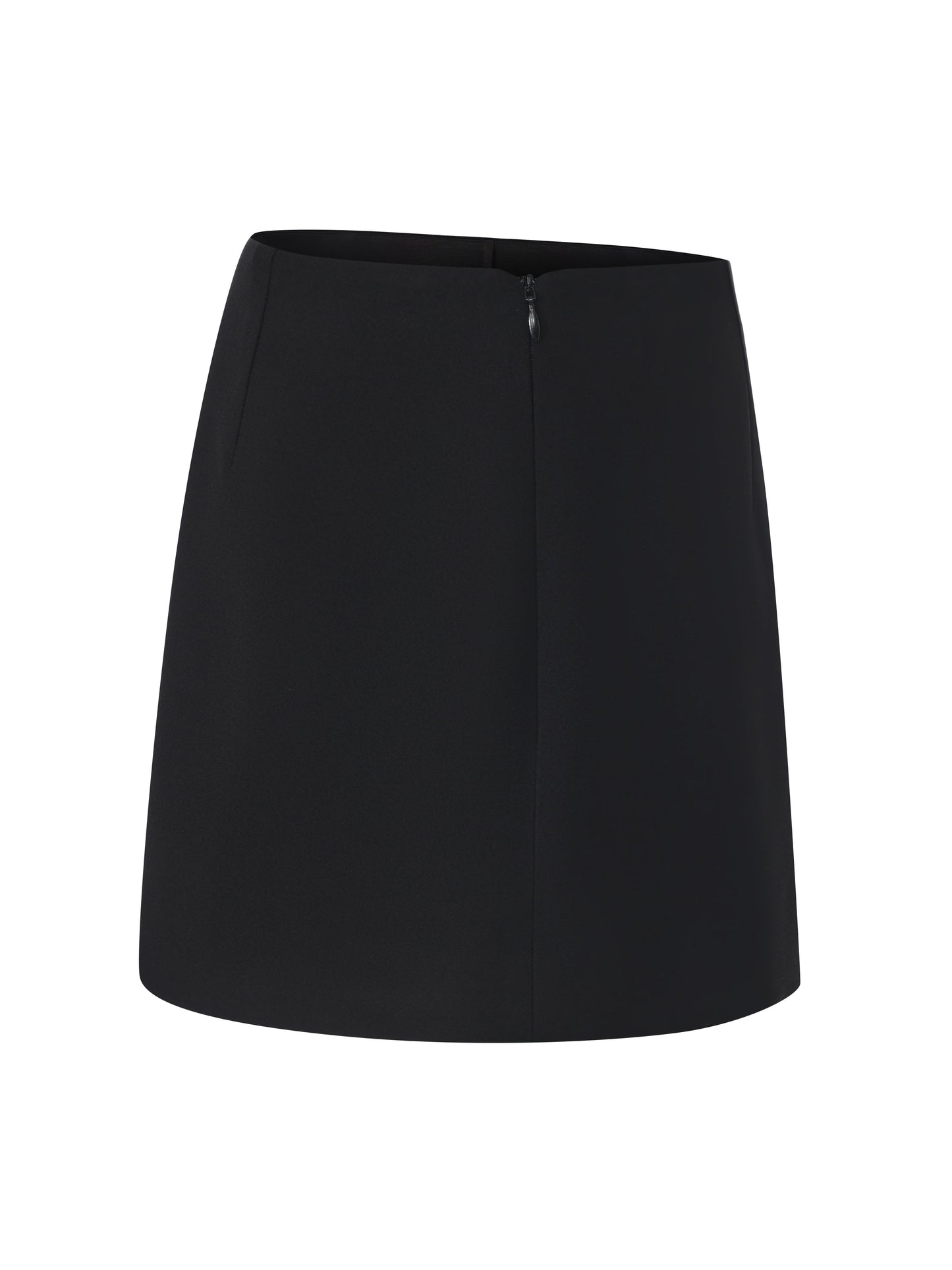 Alina Straight Black Mini Skirt