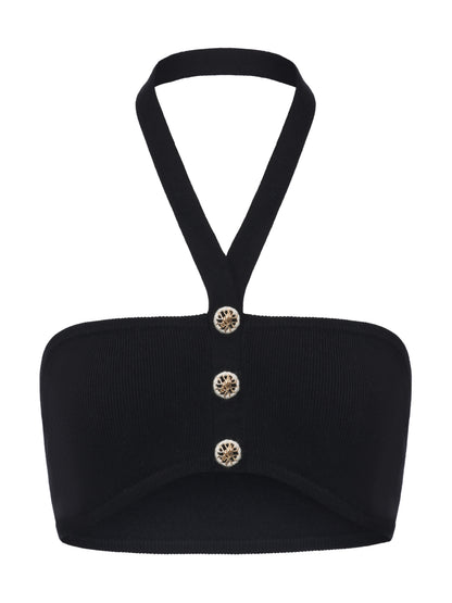 Ana Halter Black Top