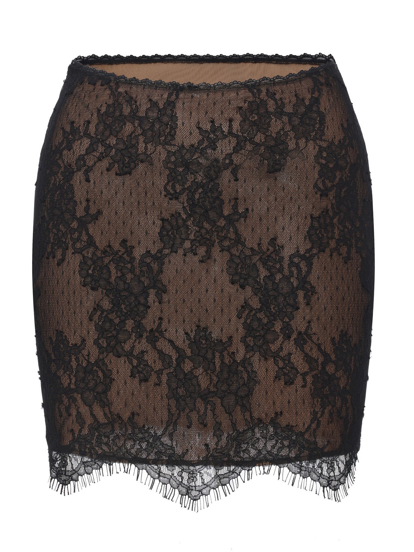 Alexandra Lace Black Skirt